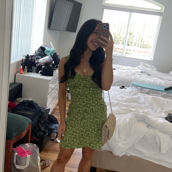 Reformation Lorelei Floral Print Minidress - Picture 4 of 4